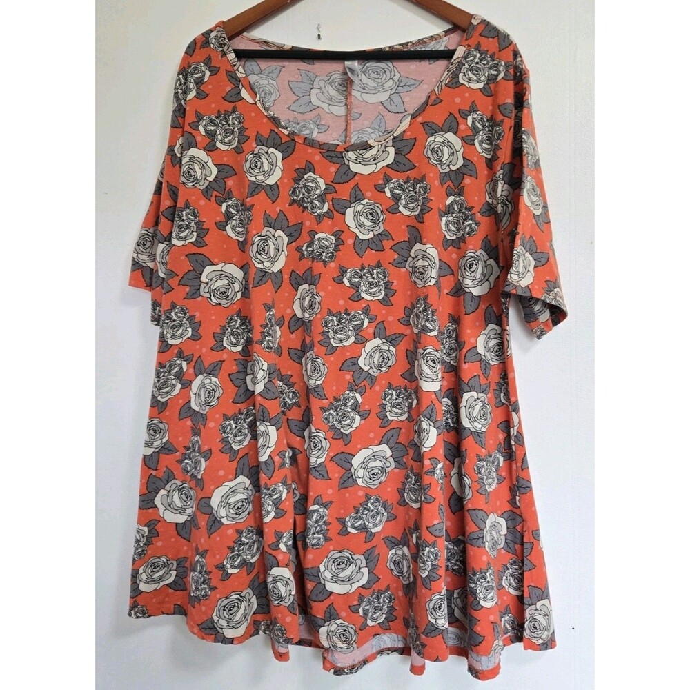 Lularoe Dress Womens 3XL Dark Floral Boho Indie Fairy Grunge Goblincore Festival